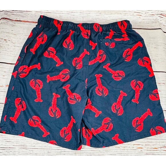 Beverly Hills Polo Club Mens Sz Large Lobster Print Swim Shorts With Mesh Lining - Picture 5 of 8